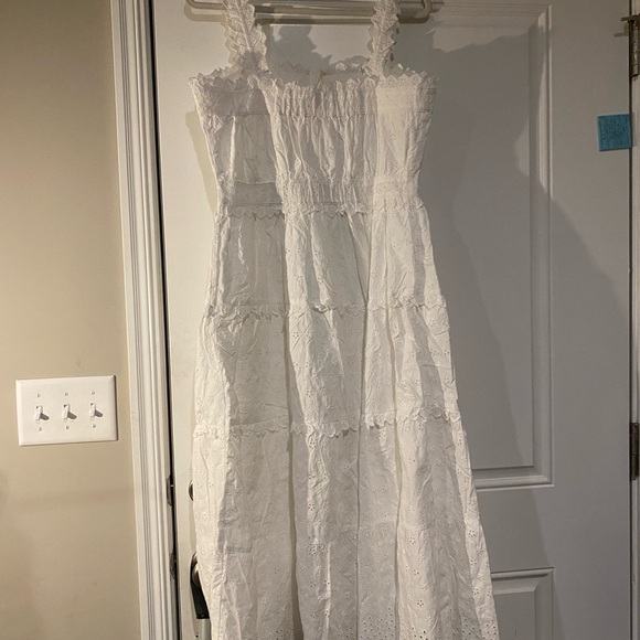 Gap X Doen Eyelet Midi Dress Size M NWT - Picture 5 of 10